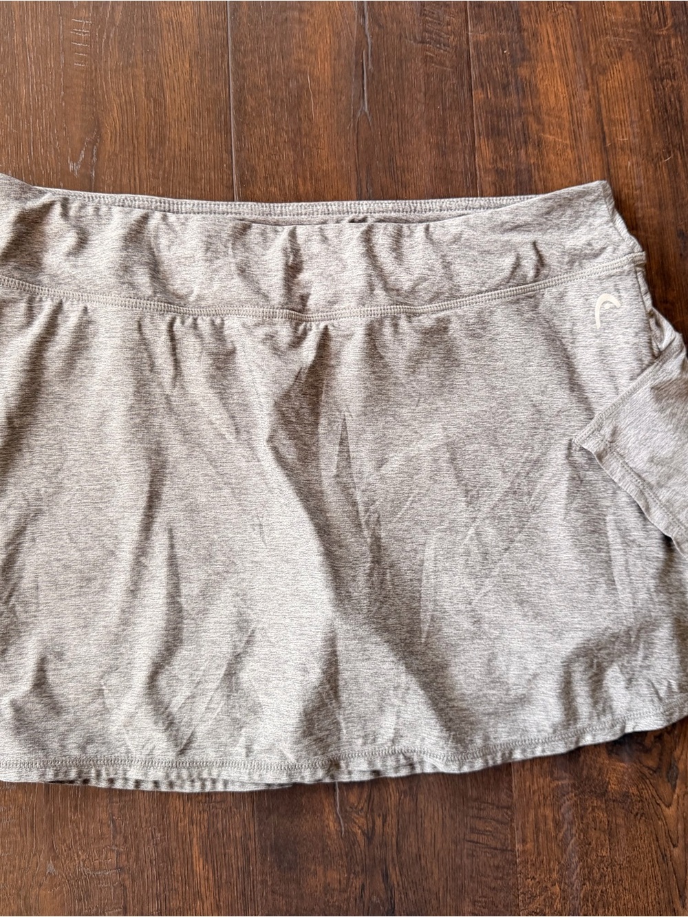 Head Heather Gray Athletic Skort with Built-In Shorts POCKETS